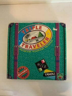 Discovery Toy Triple Traveler Three Games In One Tandu Hannibal Nile Travel Game